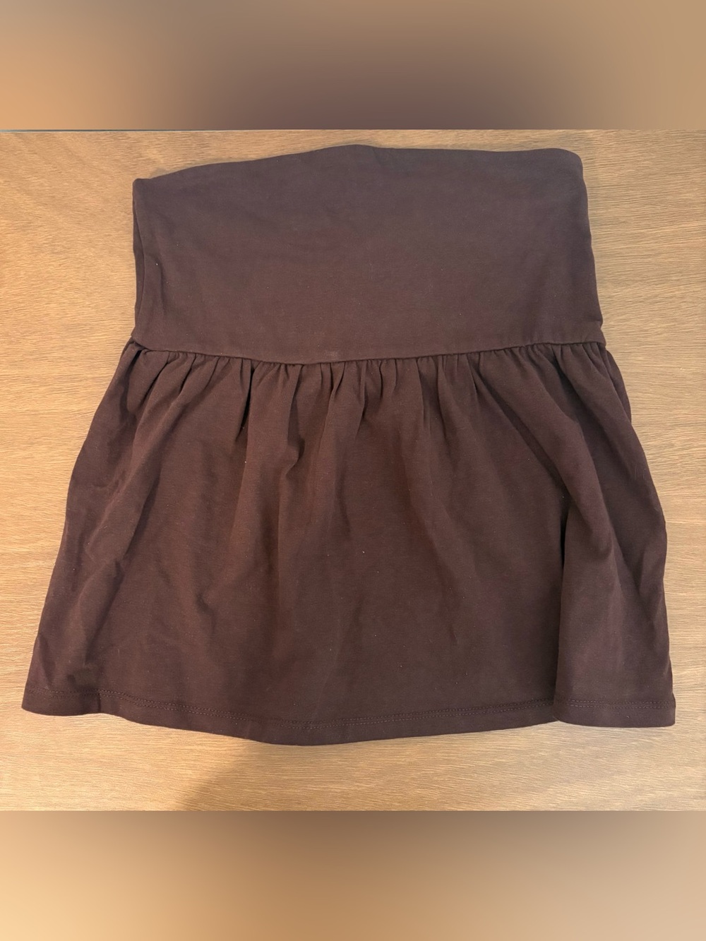 Cotton On Dark Oat Babydoll Tube Top